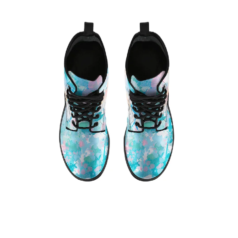 Watercolor Cat Boots (Women's)