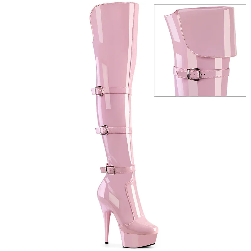 Baby Pink Stretch Patent / 5