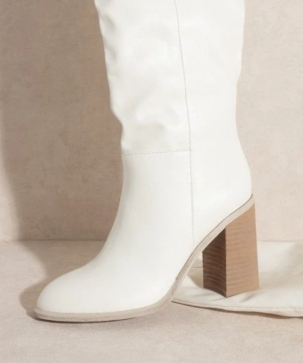 Boot Scootin Boots - Cream White