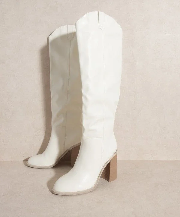 Boot Scootin Boots - Cream White