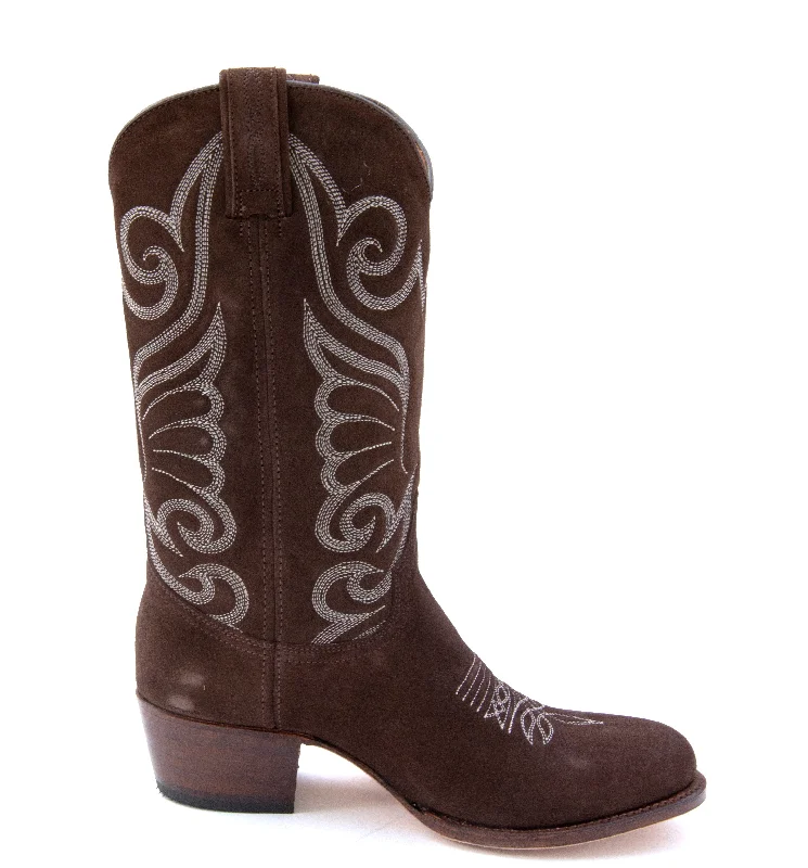 Chocolate Suede Cowgirl