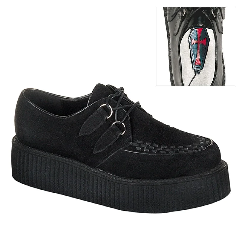 CREEPER-402S Black Suede