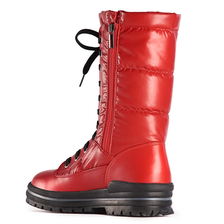 Olang Glamour Boots | Anthracite, White & Red