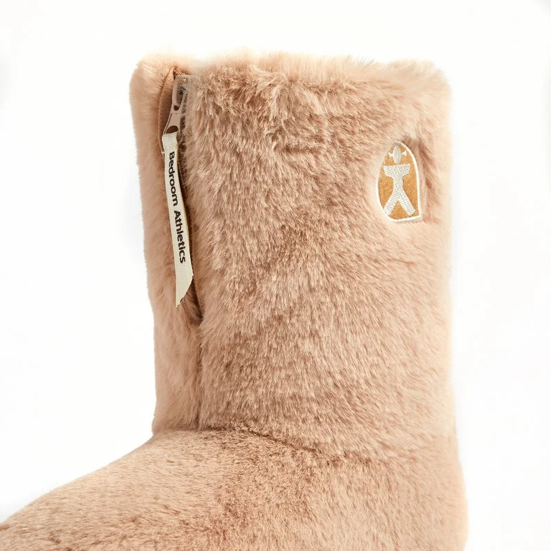 Marilyn - Classic Faux Fur Slipper Boot - Gingerbread