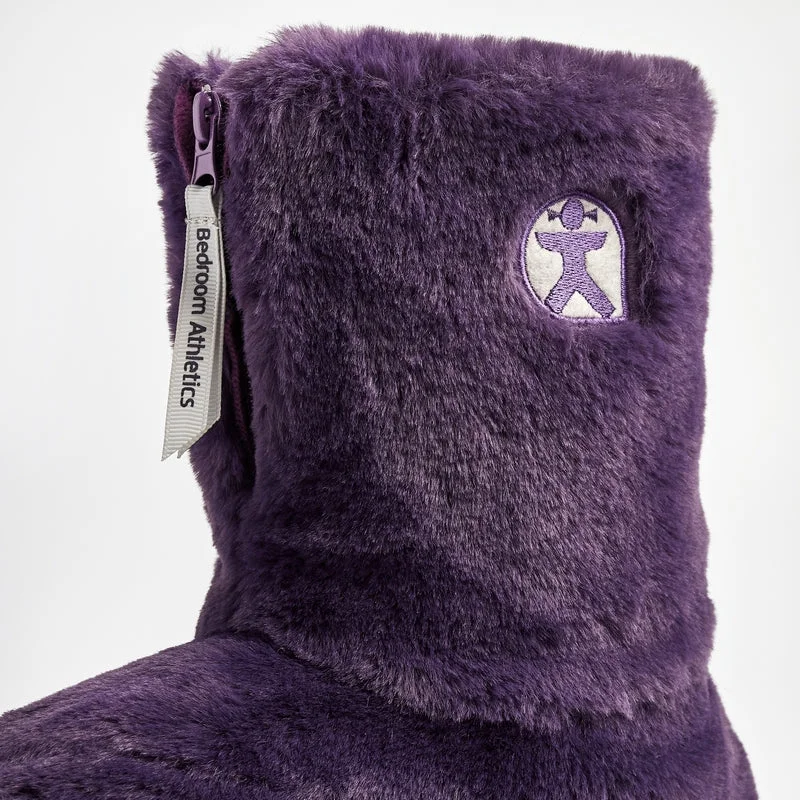 Marilyn - Classic Faux Fur Slipper Boot - Sweet Grape