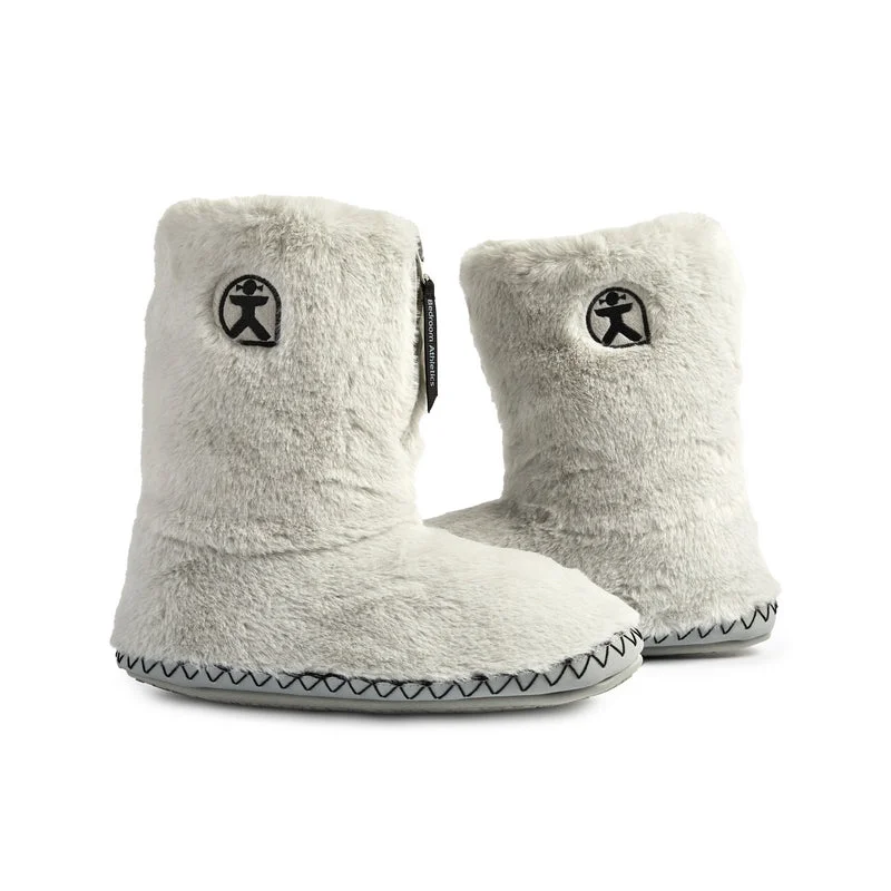 Marilyn - Classic Faux Fur Slipper Boot - Trace Grey