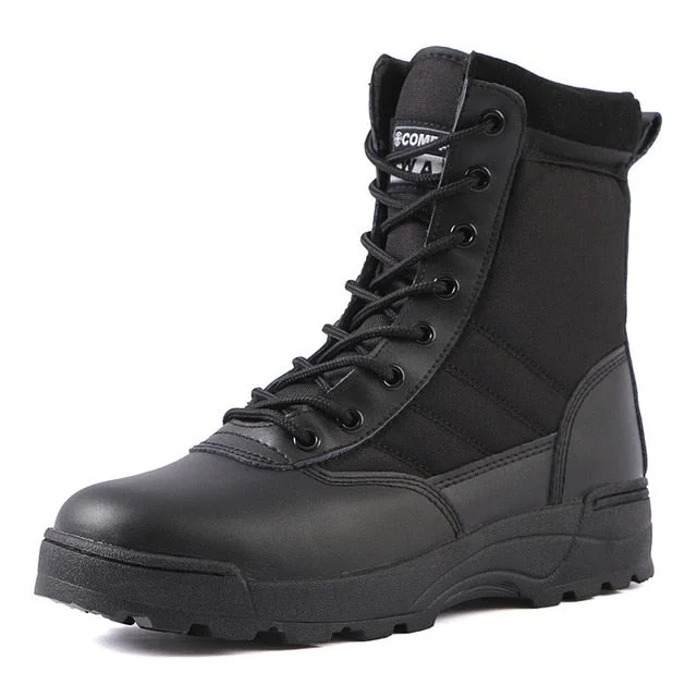 Tactical Combat Green Sand Boots