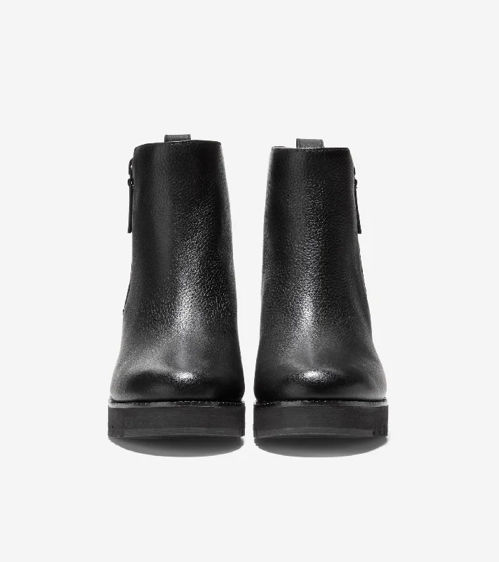 Women's ZERØGRAND City Wedge Side Zip Boot