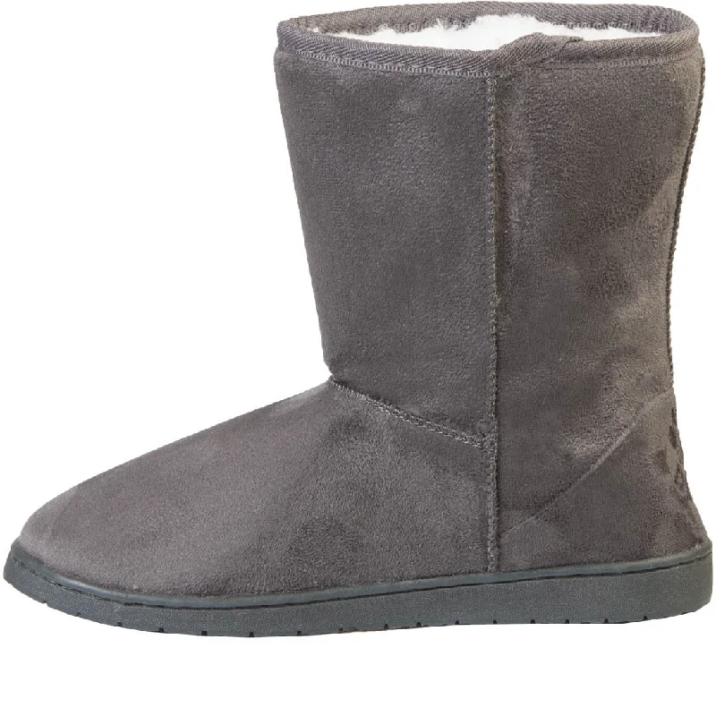 Women's 9-inch Microfiber Boots - Gray