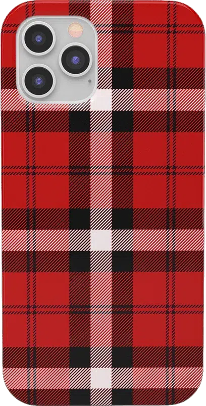 As if! | Red Plaid Case