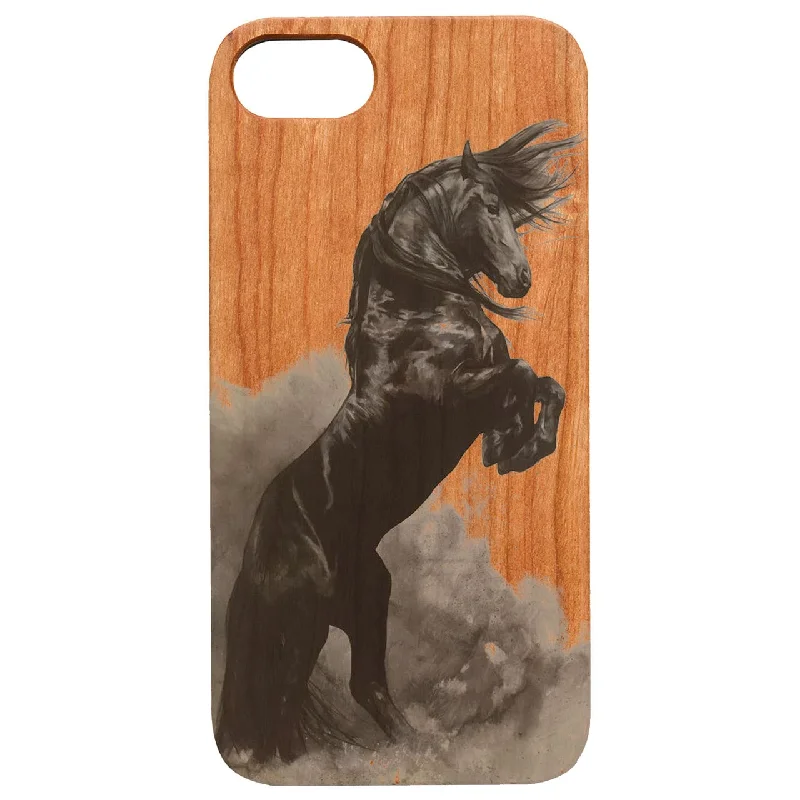 HORSE BLACK - UV Color Printec Phone Case