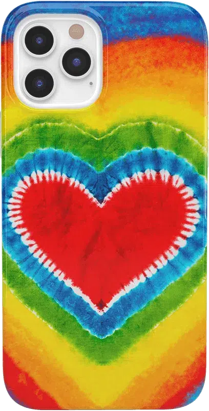 I Heart Tie Dye | Rainbow Heart Case