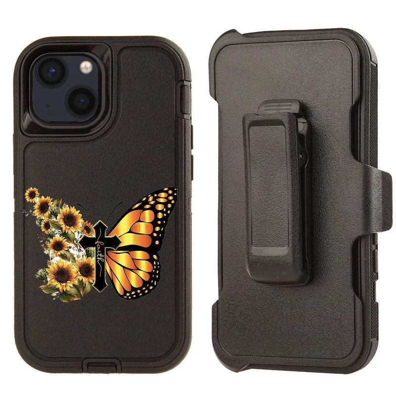 Rugged Shockproof Case with clip for Apple iPhone 13/14