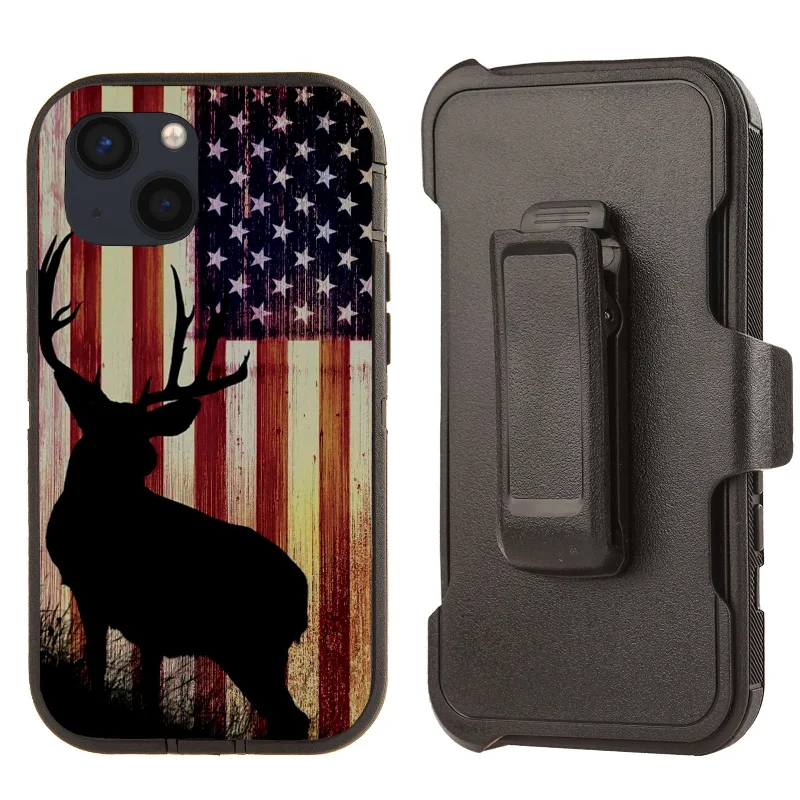 Rugged Shockproof Case with clip for Apple iPhone 13/14