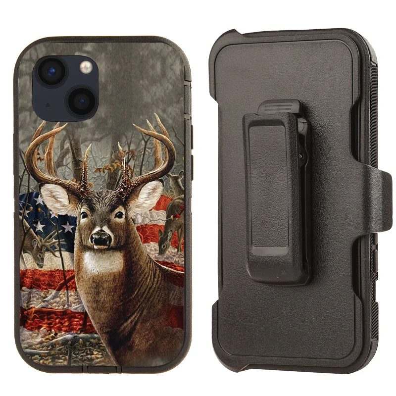 Rugged Shockproof Case with clip for Apple iPhone 13/14