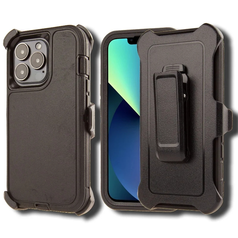 Shockproof Case for Apple iPhone 13 Pro Max Cover Clip Rugged Heavy Duty