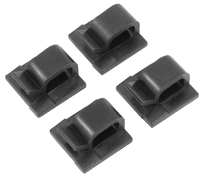 Adhesive Cable Management Clips (4-pack)