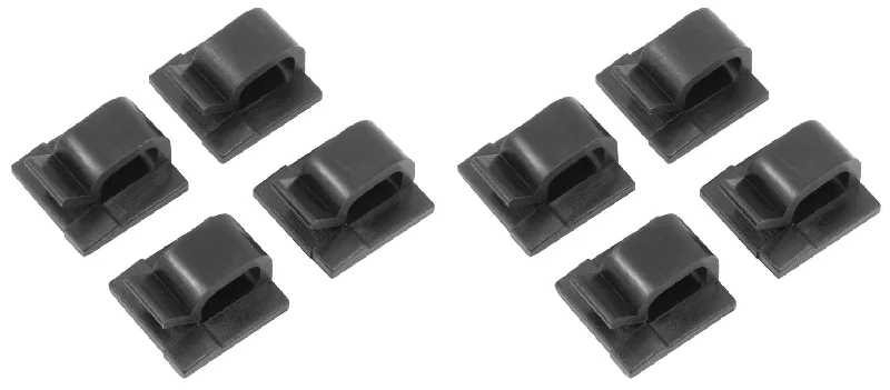 Adhesive Cable Management Clips (8-pack)