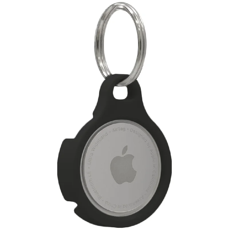 Key Chain Holder for Apple AirTag - Black