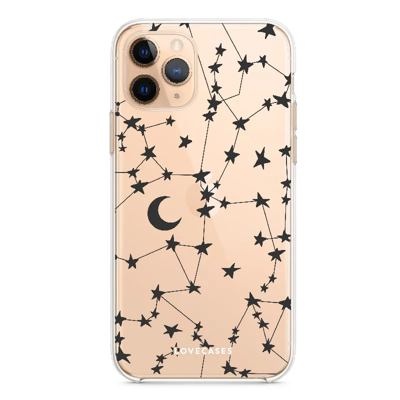 Black Stars & Moons Phone Case