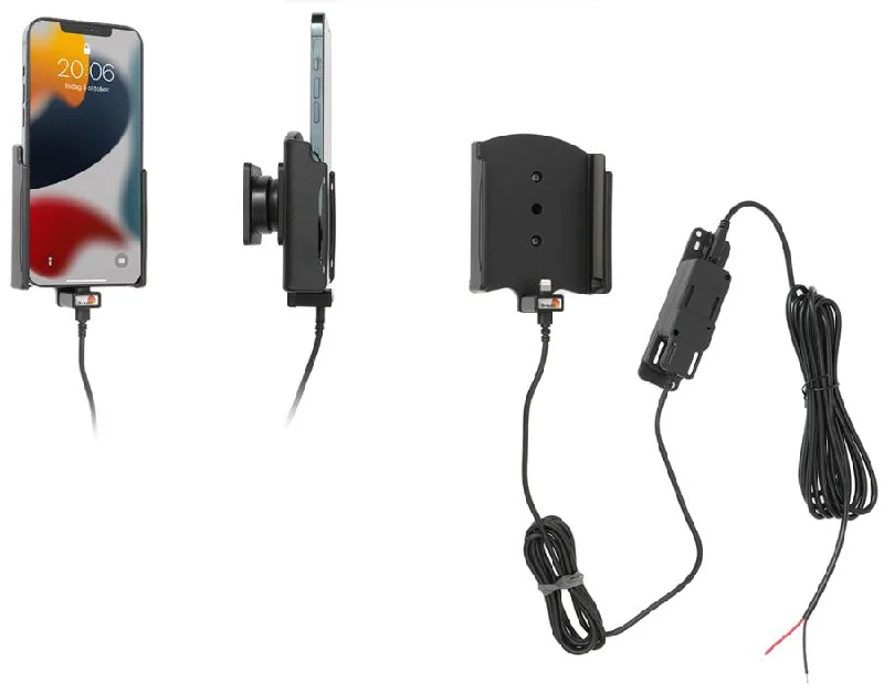 iPhone 14 Pro Max, 14 Plus & 13 Pro Max Charging Holder for Hard-Wired Installation (For Bare Phone)