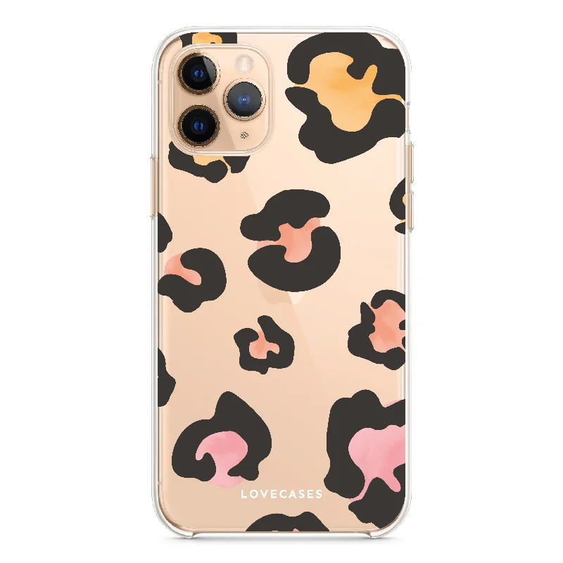 Colourful Leopard Print Phone Case