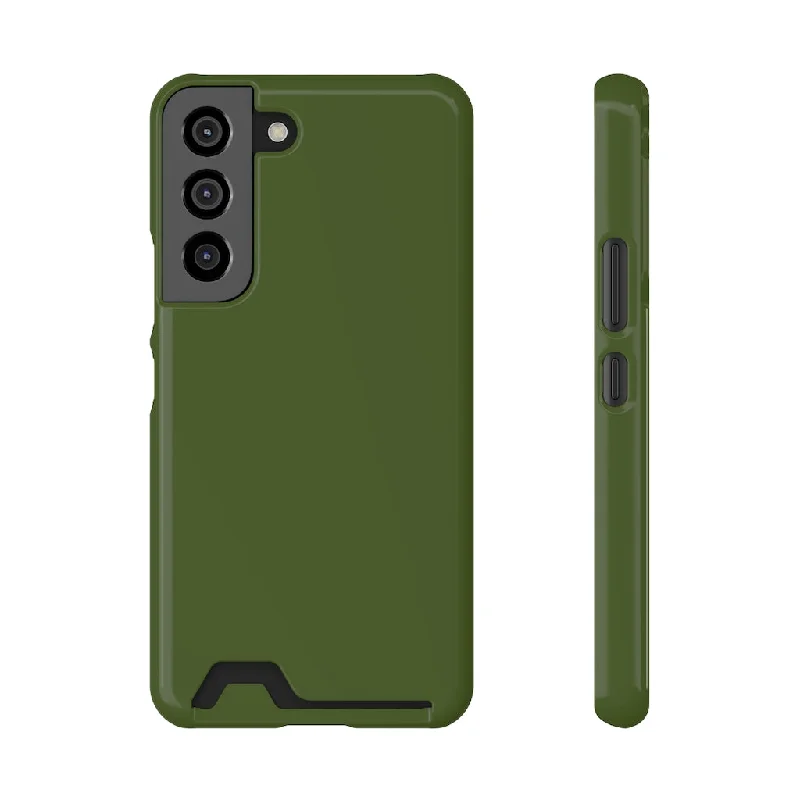 Dark Moss Green Samsung Case (Card)