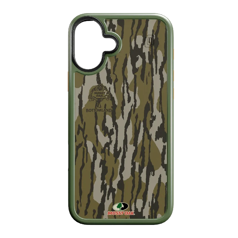 Shock-Absorbent MagSafe® Case for Apple iPhone 16 Plus | Mossy Oak | Bottom Lands | Fortitude Series