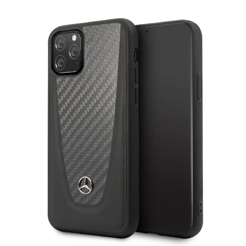 iPhone 11 Pro - Genuine Leather Black Dynamic Collection - Mercedes-Benz