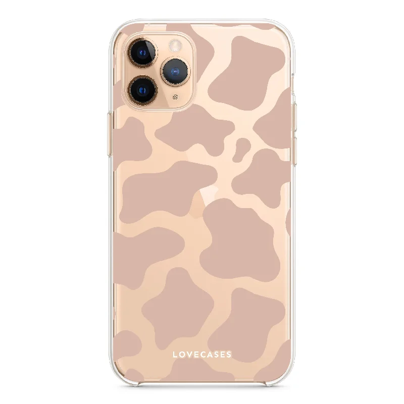 Nude Cow Print Phone Case