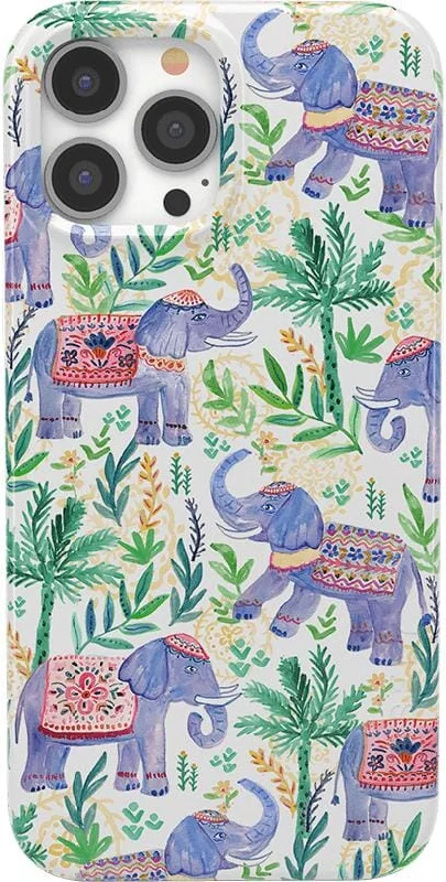 Pastel Gardens | Watercolor Elephant Floral Case