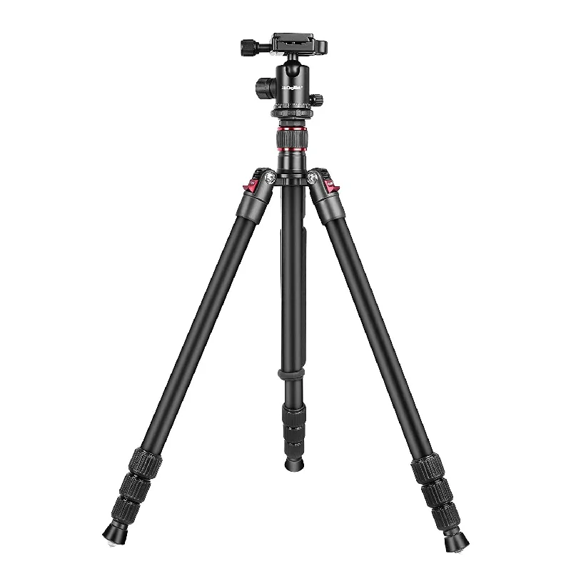 Digitek (DTR-500BH) (152 cm) Professional Aluminum Tripod Cum Monopod, with Swivel Pan Head, Maximum Operating Height : 1510 mm, Maximum Load Upto: 7kgs