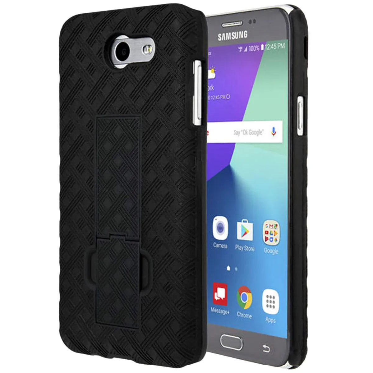 Samsung Galaxy J7 J727 5.5" (1st 2017) Belt Clip Holster Phone Case