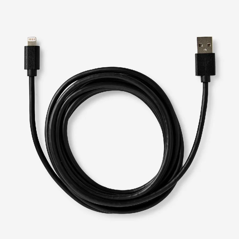 Black USB Charging Cable - Fits Lightning