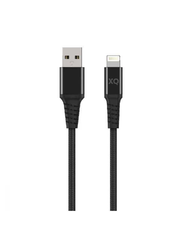 Braided Lightning to USB A 200cm Black