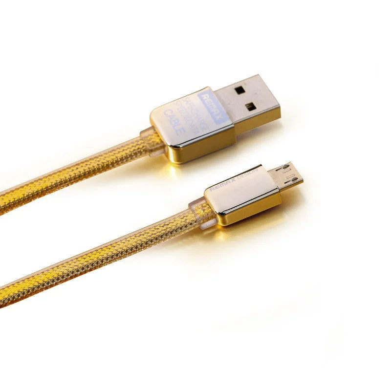 Data Cable Golden Micro-USB