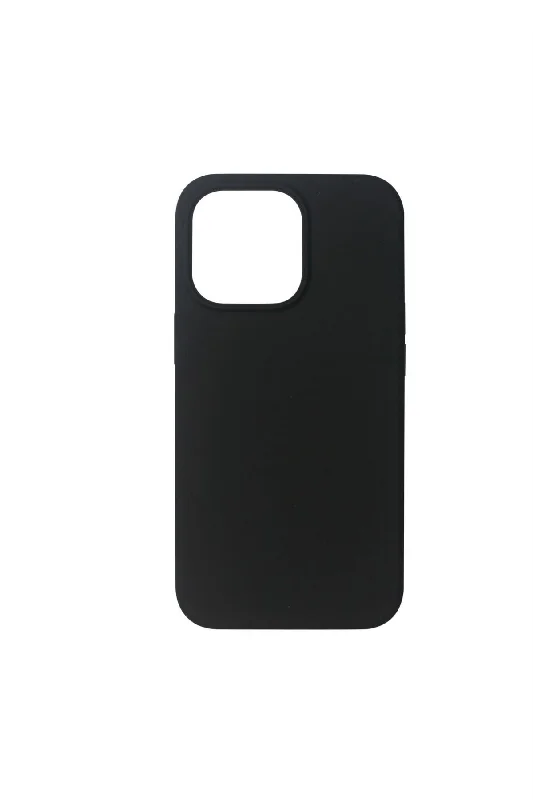 eSTUFF Magnetic Silicone Cover for iPhone 13 Pro mobile phone case 15.5 cm (6.1") Black