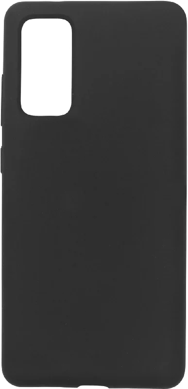 eSTUFF Silk-touch Silicone Case for Samsung Galaxy S20 FE/S20 FE5G - Black