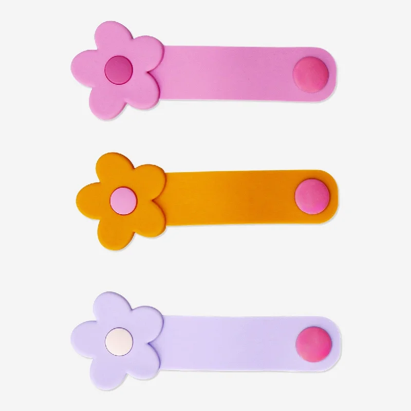 Flower shaped cable organisers - 3 pcs