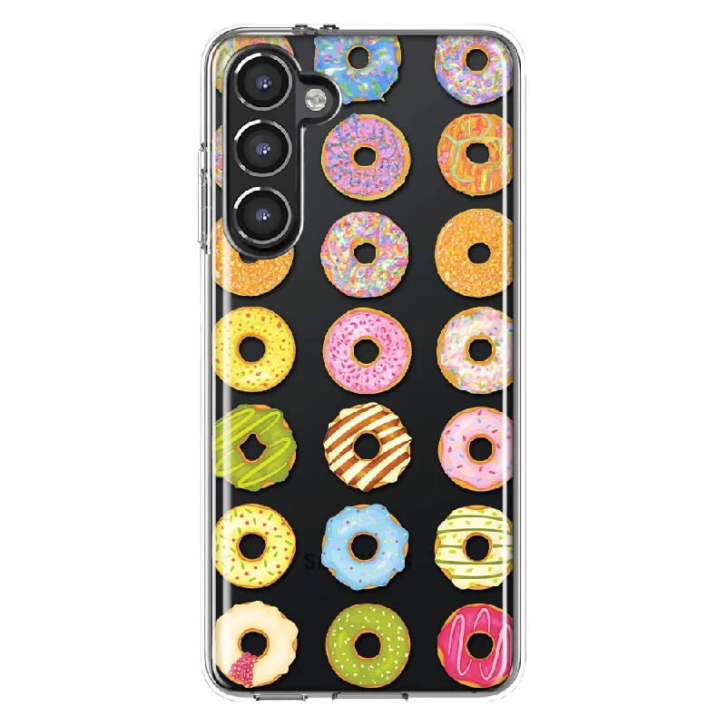 For Samsung Galaxy S23 Cute Donuts Slim Shockproof Hard Shell TPU Case Heavy Duty Protective Phone Cover