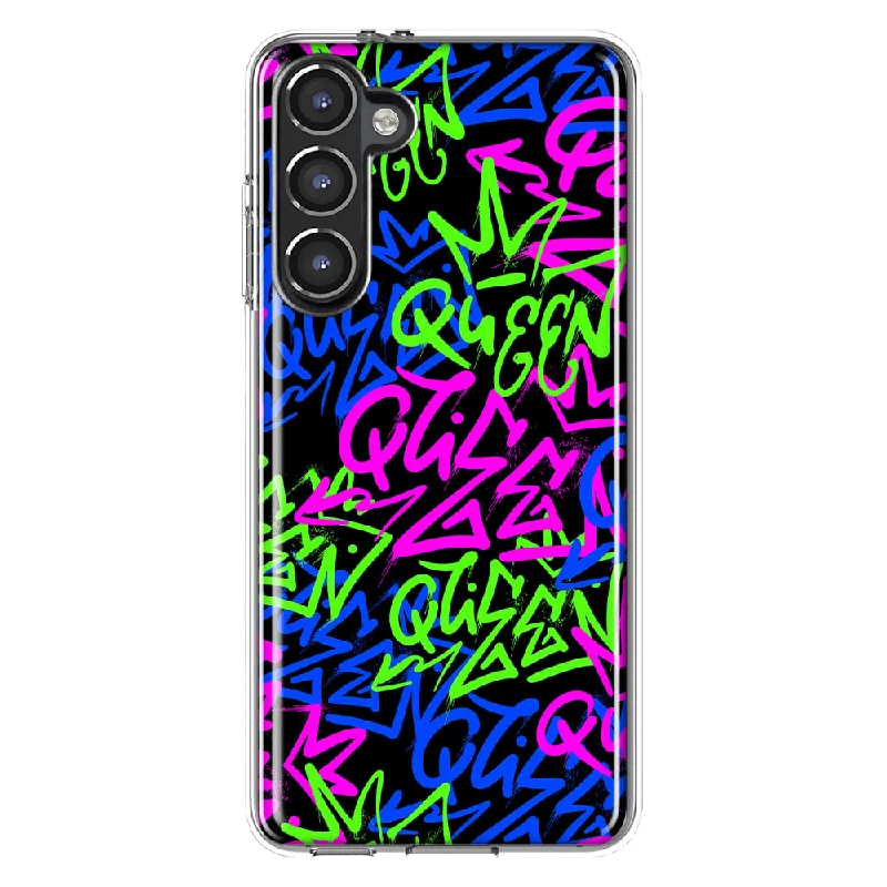 For Samsung Galaxy S23 Graffiti Queen Slim Shockproof Hard Shell TPU Case Heavy Duty Protective Phone Cover