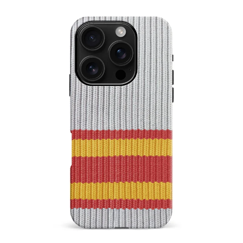 Hockey Sock Phone Case - Calgary Flames Away