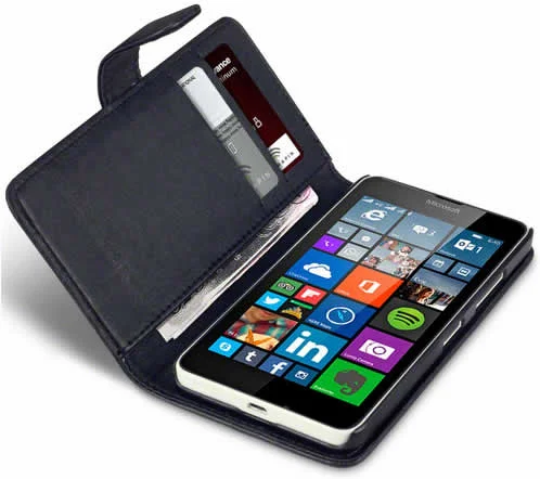 Microsoft Lumia 950 Wallet Case - Black