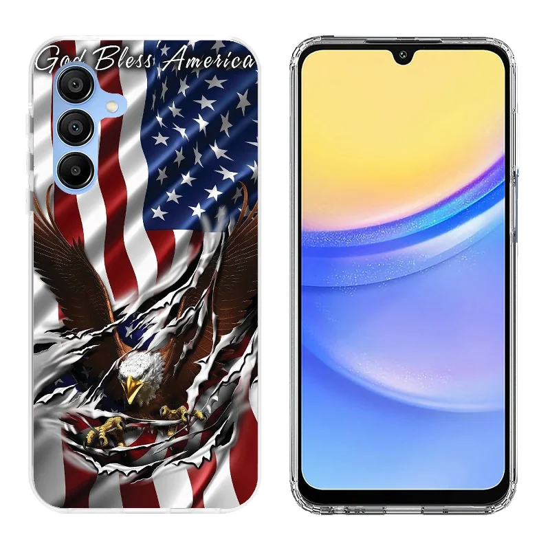 Printed Hard Acrylic 2.0mm Thick Case  for Samsung A15 5G