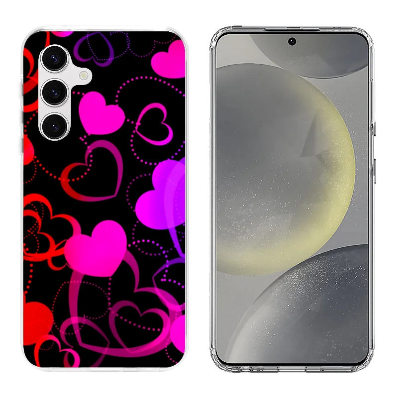 Printed  Hard Acrylic Shockproof Anti scratch Case Cover for Samsung S24