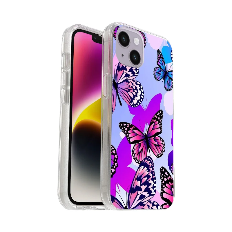 Printed Hard Acrylic Shockproof Antiscratch Case Cover for Apple iphone 16