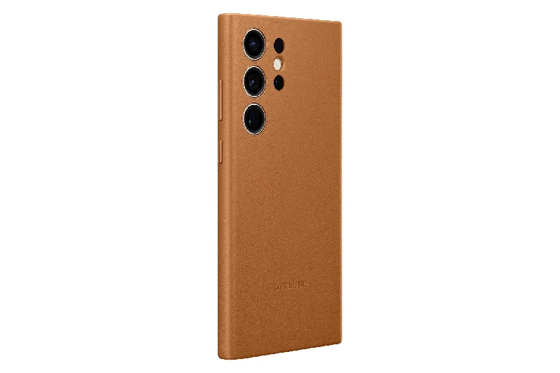 Samsung Leather Case for Galaxy S23 Ultra in Brown