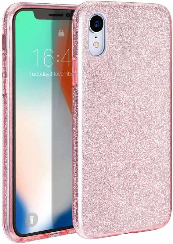 Samsung Galaxy A21s Glitter Cover - Pink