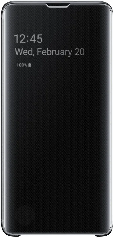 Samsung Galaxy S10 Clear View Case EF-ZG973CBEGWW - Black