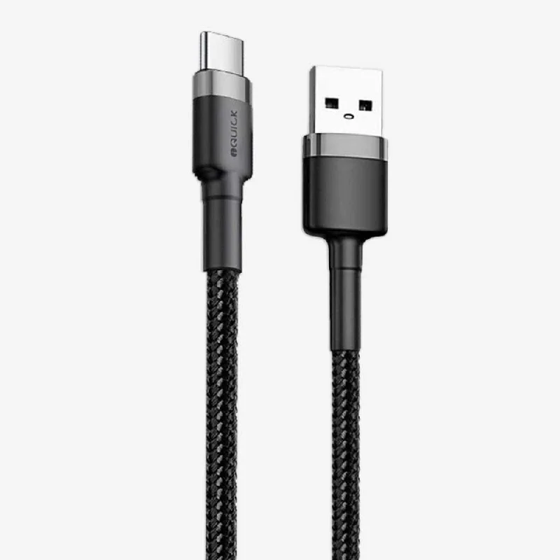 USB-C to USB-A Cable | iQuick Fast Charging, Braided